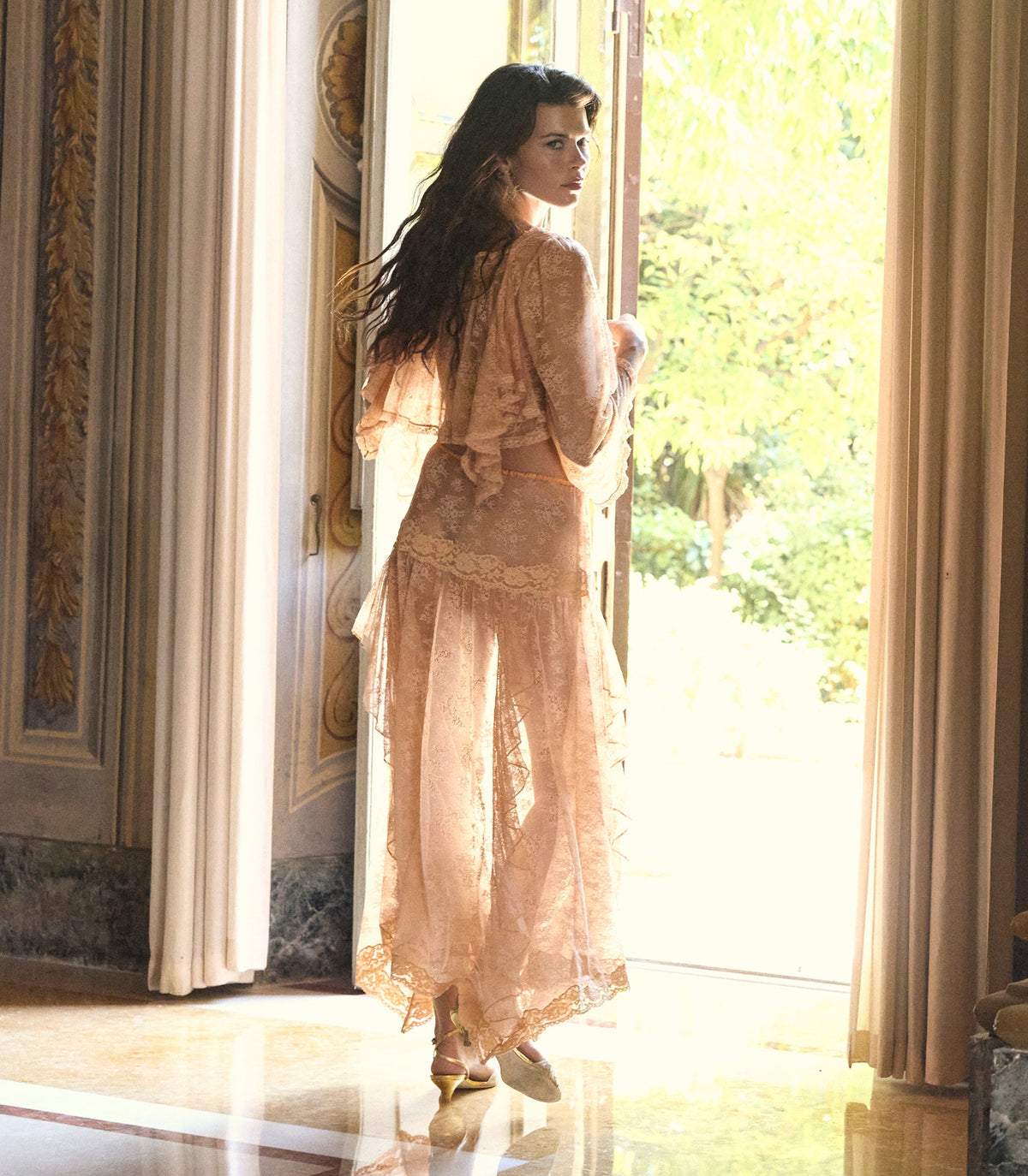Noellie Skirt in Toasted Almond - view 4