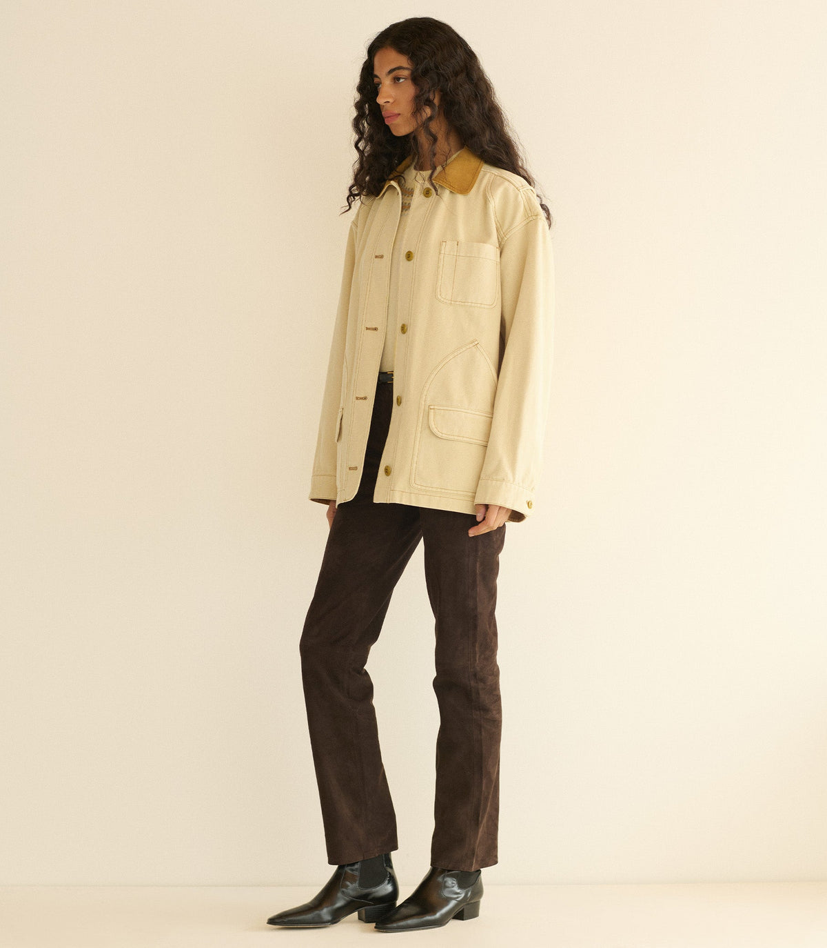 Pascual Jacket in Straw - view 5
