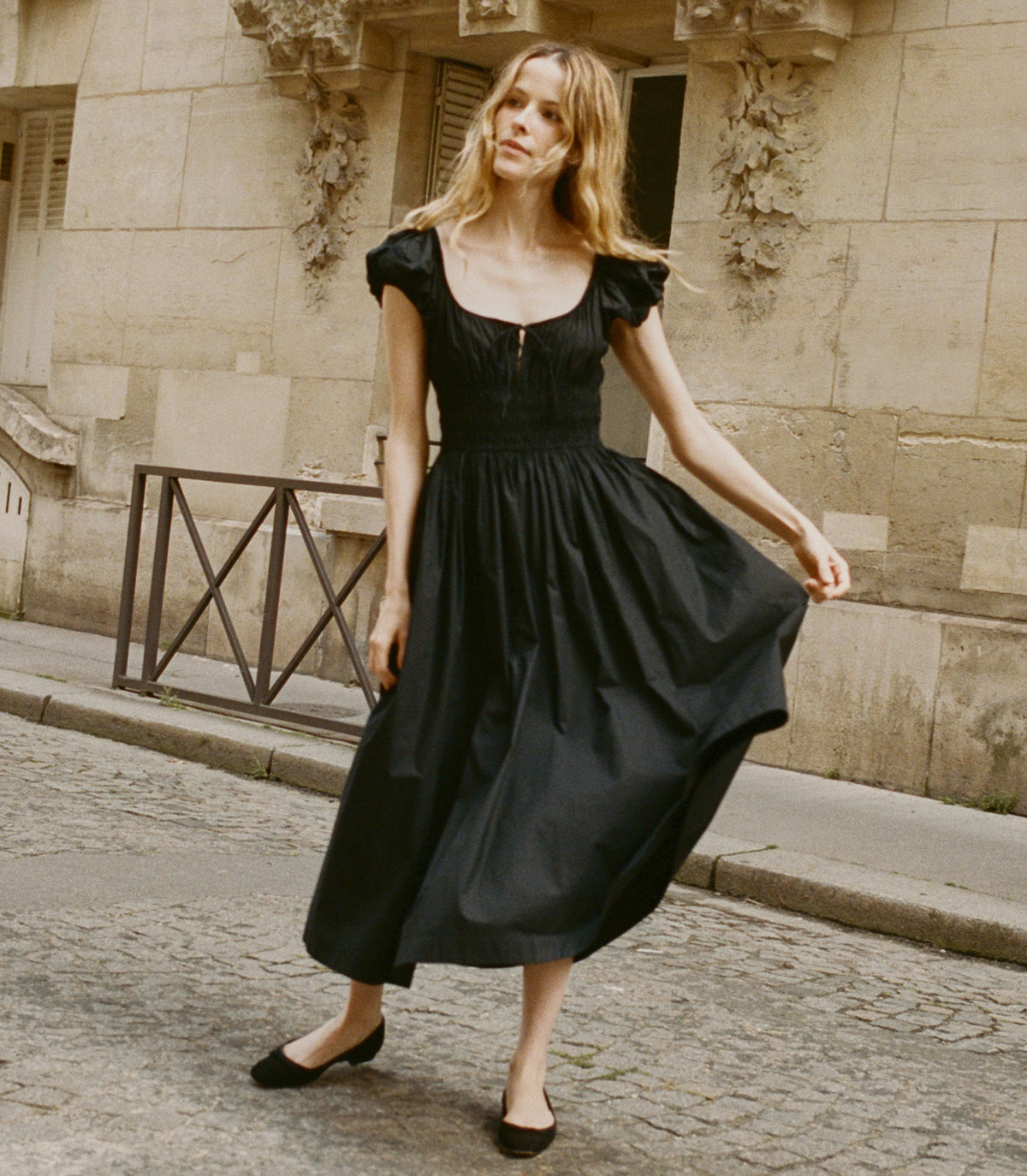 Quinn Dress in Black - view 1