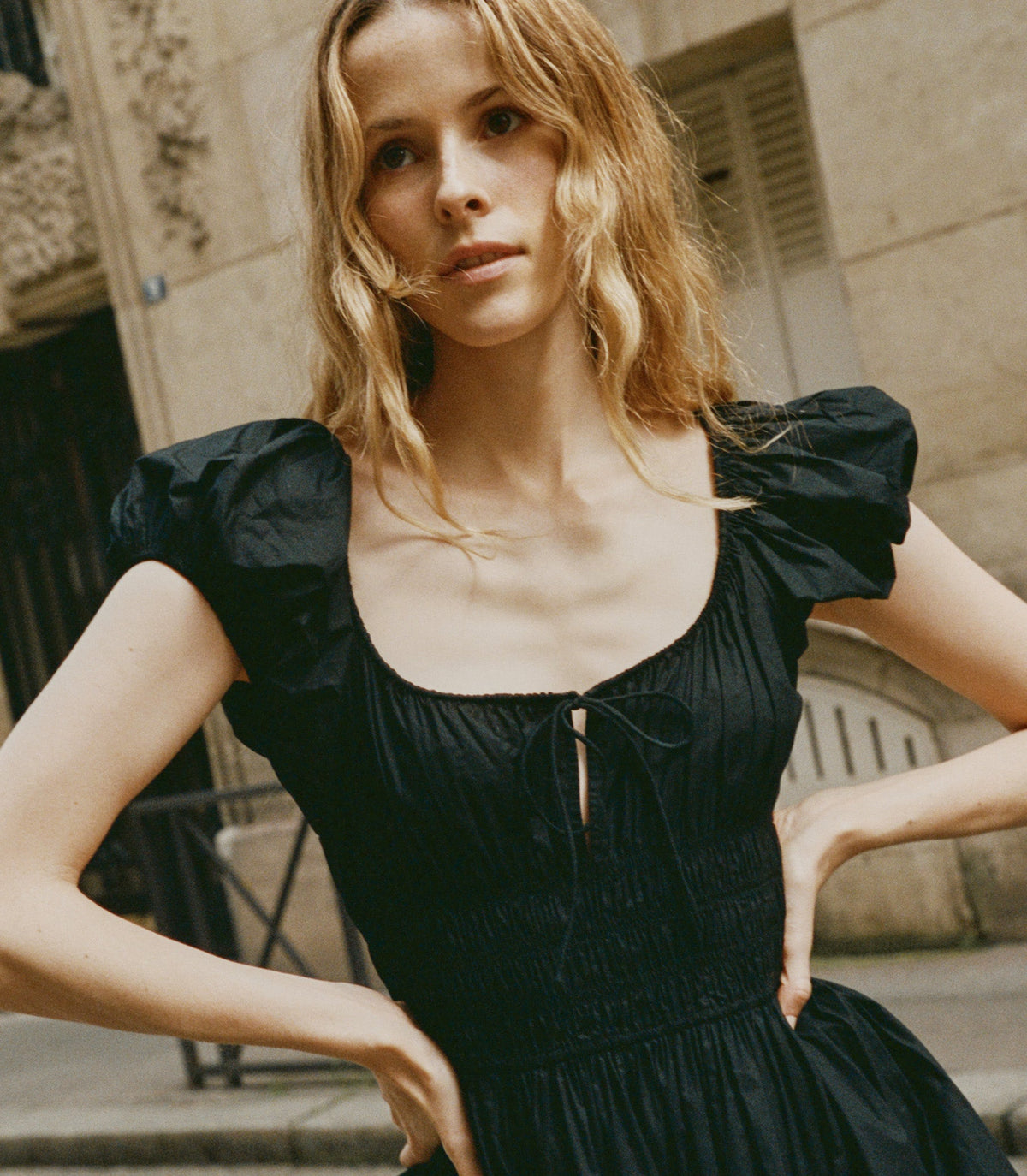 Quinn Dress in Black - view 2