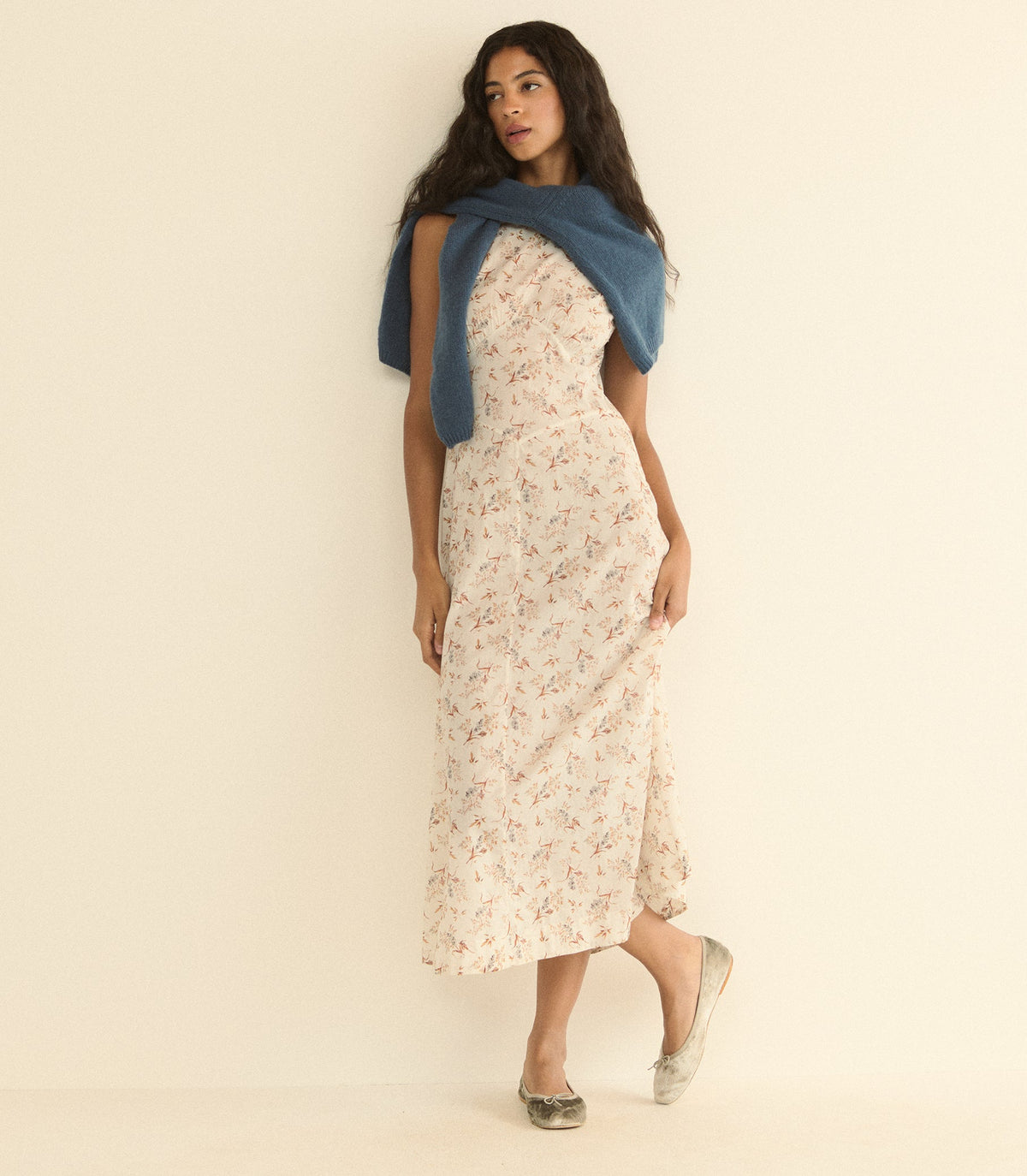 Riona Dress in Crème Windswept Meadow - view 2