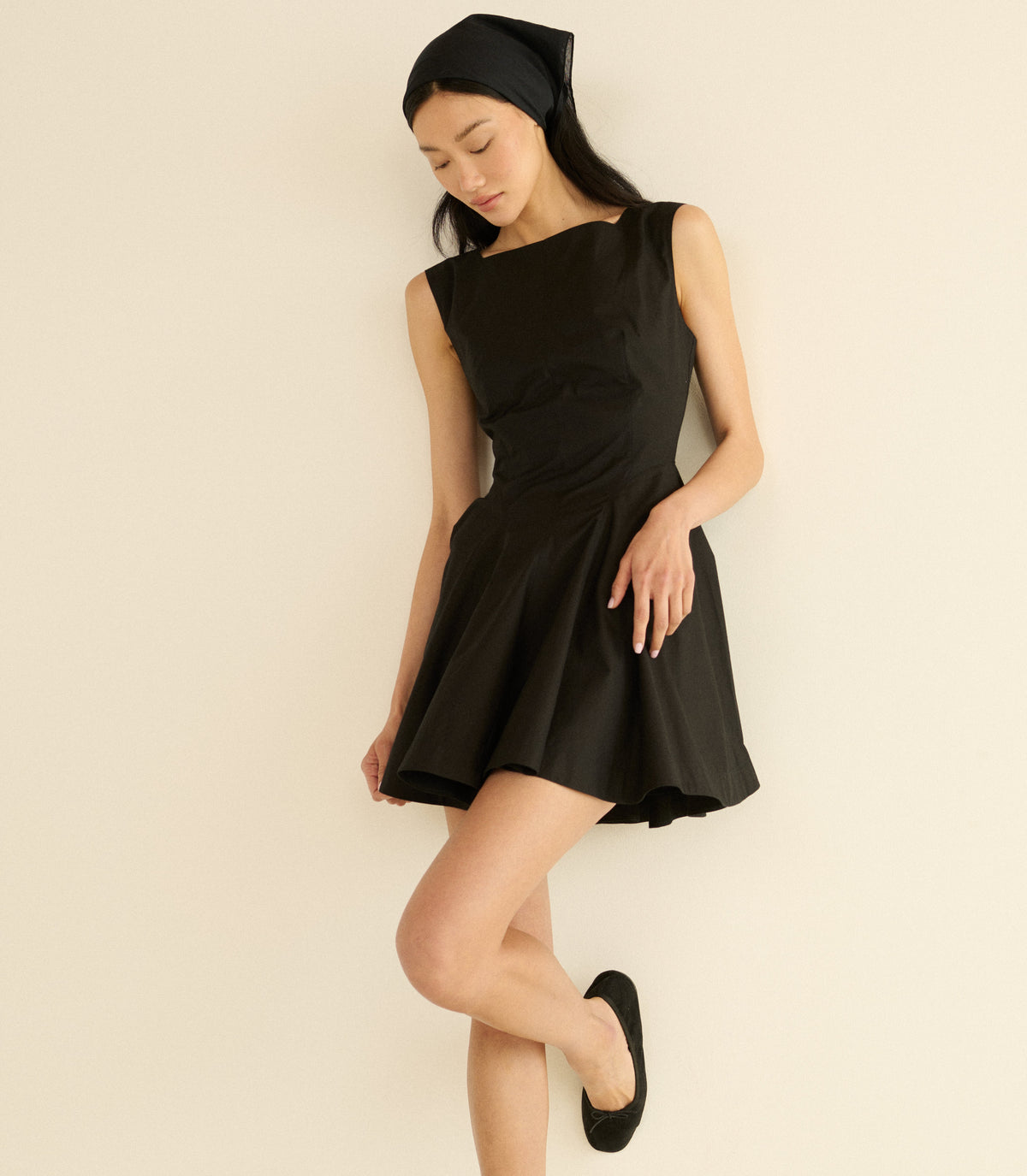 Riviette Dress in Black - view 2
