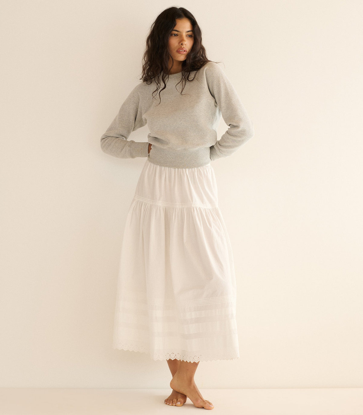 Sebastiane Skirt in Powder - view 4