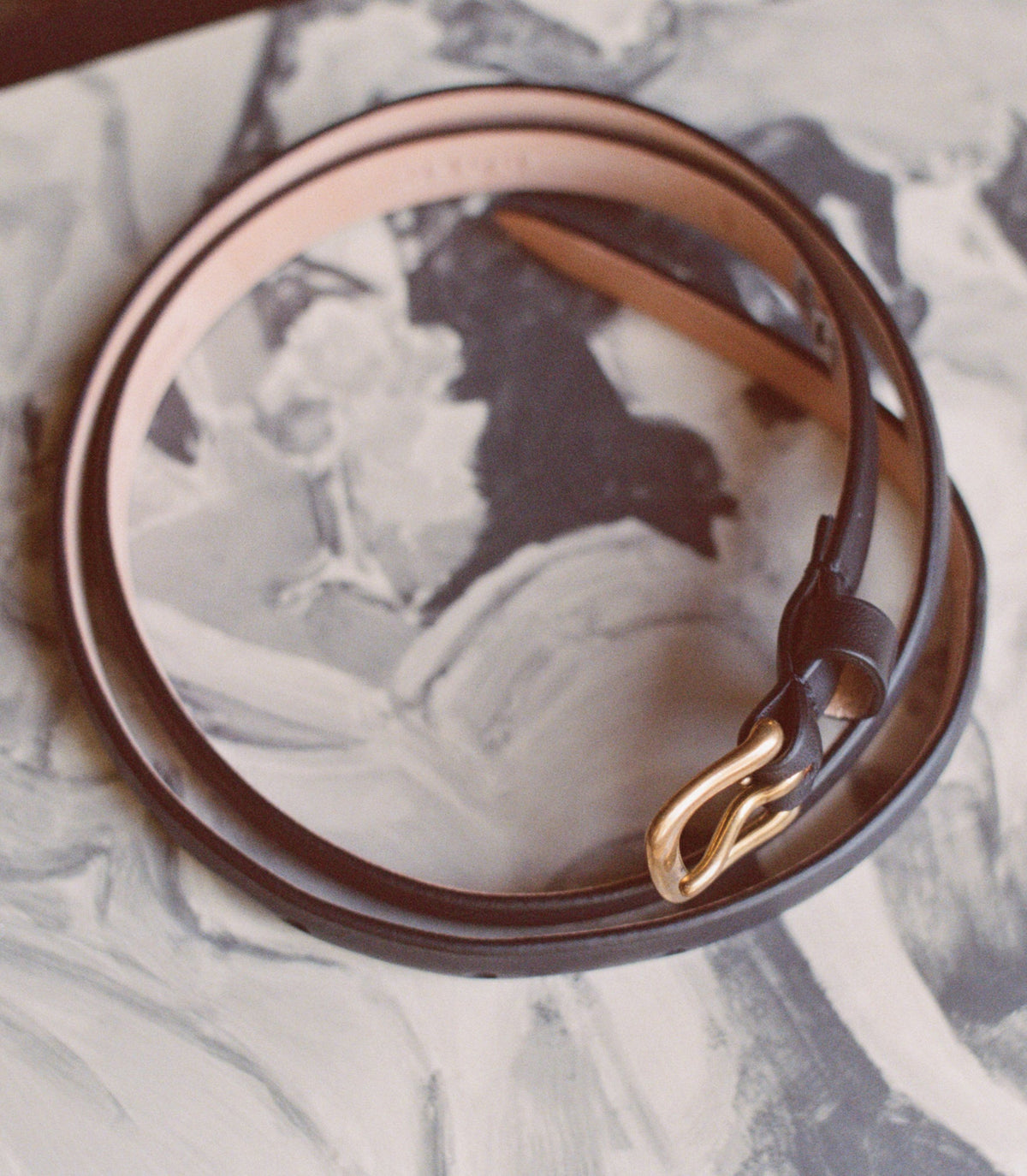 Zaza Belt in Black Leather - view 2