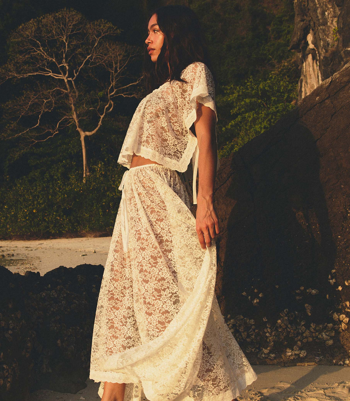 Zinnia Skirt in Salt - view 2